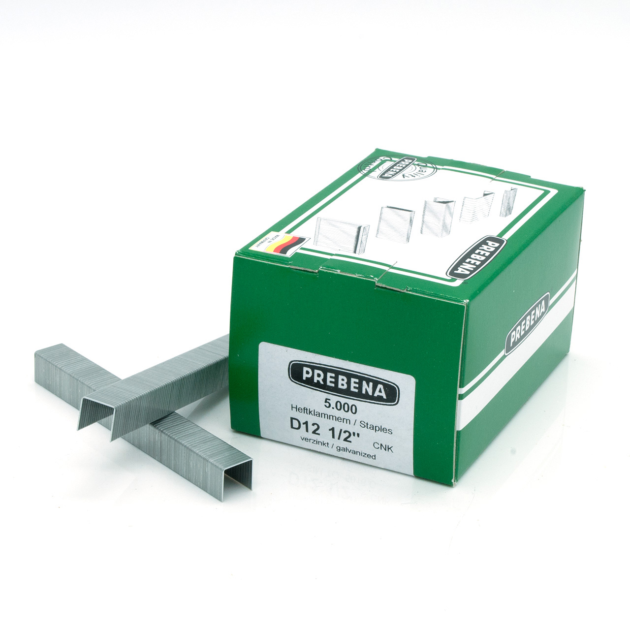 D12CNK Staples galvanized