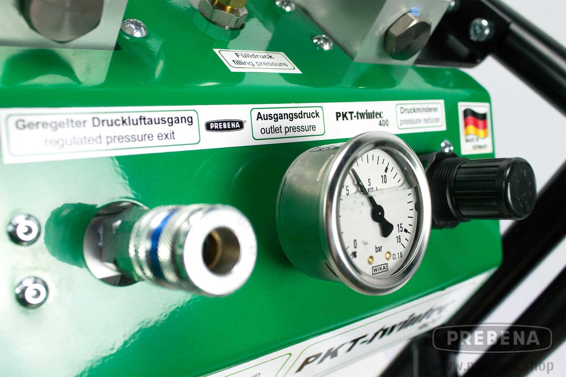 PKT-TWINTEC 400 Druckanzeige